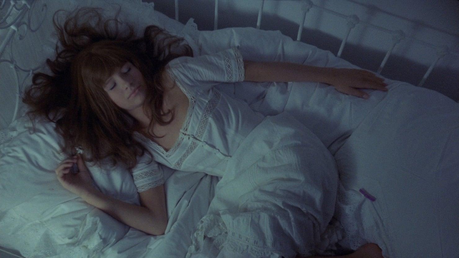 Cinematic background from Valerie and Her Week of Wonders 1970 - Valerie, a Czechoslovakian teenager living with her grandmother, is blossoming into womanhood, but that transformation proves secondary to the effects she experiences when she puts on a pair of magic earrings. Now seeing the world around her in a different light, Valerie must endure her sexual awakening while attempting to discern reality from fantasy as she encounters lecherous priest Gracian, a vampire-like stranger and otherworldly carnival folk.