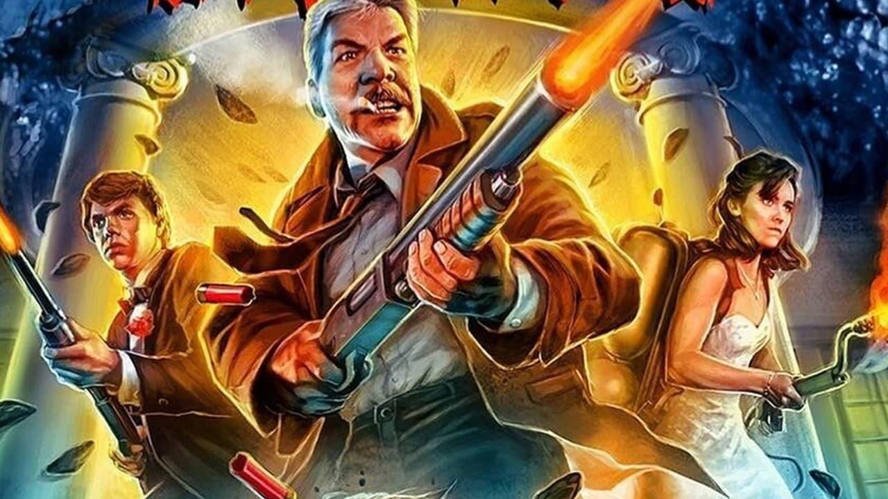 Cinematic background from Night of the Creeps 1986 - In 1959, an alien experiment crashes to earth and infects a fraternity member. They freeze the body, but in the modern day, two geeks pledging a fraternity accidentally thaw the corpse, which proceeds to infect the campus with parasites that transform their hosts into killer zombies.