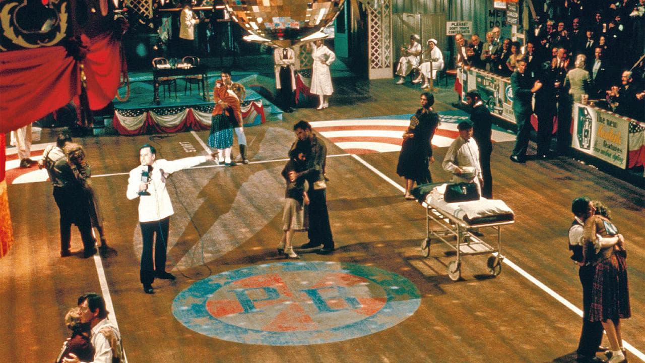 Cinematic background from They Shoot Horses, Don't They? 1969 - In the midst of the Great Depression, manipulative emcee Rocky enlists contestants for a dance marathon offering a $1,500 cash prize. Among them are a failed actress, a middle-aged sailor, a delusional blonde and a pregnant girl.