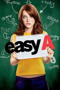 Official poster of Easy A 2010 directed by Will Gluck