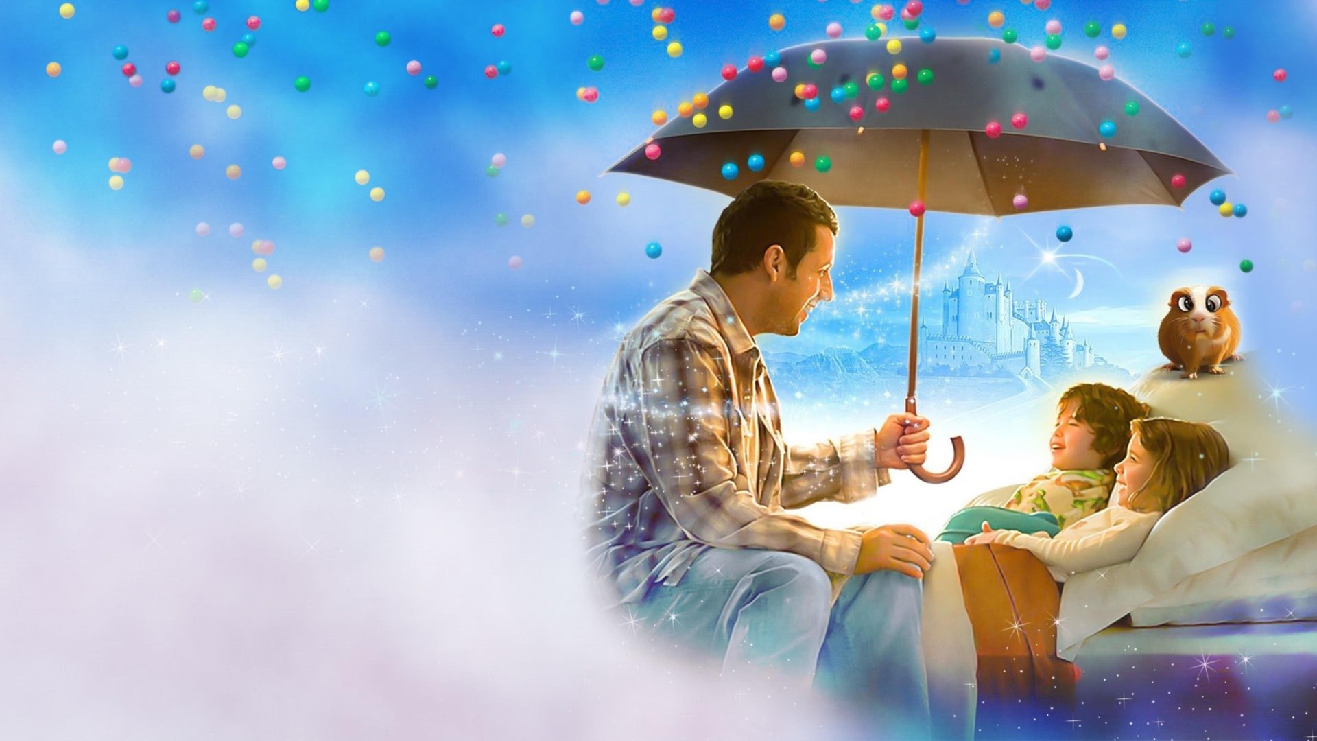 Cinematic background from Bedtime Stories 2008 - Skeeter Bronson is a down-on-his-luck guy who's always telling bedtime stories to his niece and nephew. But his life is turned upside down when the fantastical stories he makes up for entertainment inexplicably turn into reality. Can a bewildered Skeeter manage his own unruly fantasies now that the outrageous characters and situations from his mind have morphed into actual people and events?