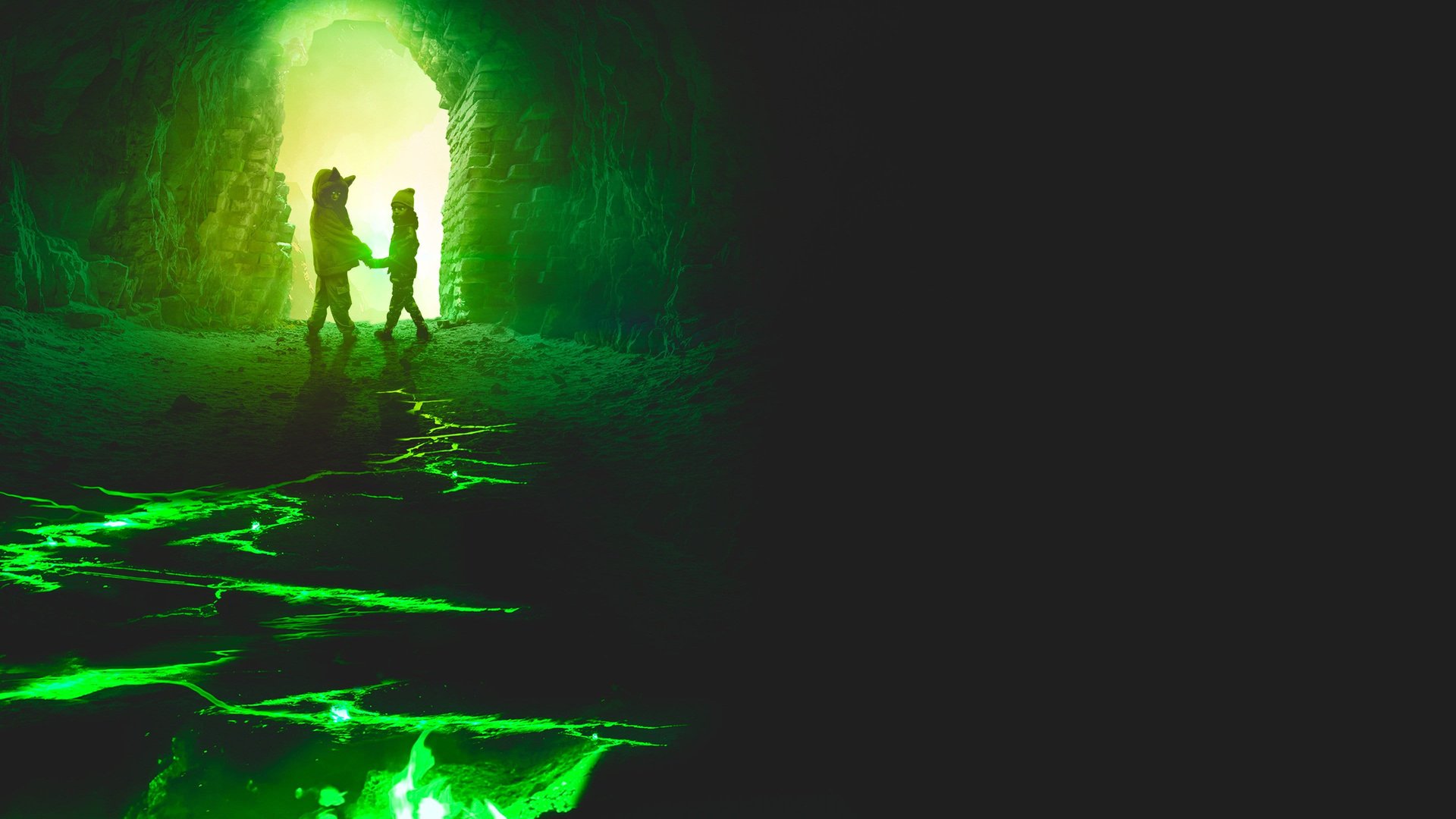 Cinematic background from There's Something Wrong with the Children 2023 - Margaret and Ben take a weekend trip with longtime friends Ellie and Thomas and their two young children. Eventually, Ben begins to suspect something supernatural is occurring when the kids behave strangely after disappearing into the woods overnight.