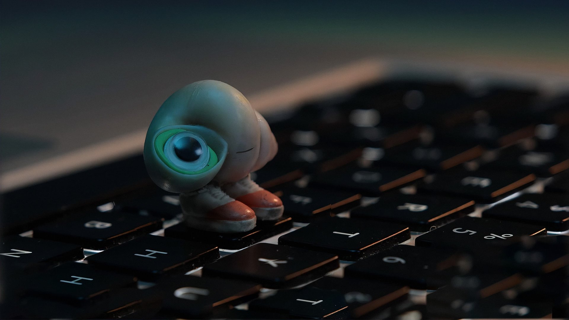 Cinematic background from Marcel the Shell with Shoes On 2021 - Marcel is an adorable one-inch-tall shell who ekes out a colorful existence with his grandmother Connie and their pet lint, Alan. Once part of a sprawling community of shells, they now live alone as the sole survivors of a mysterious tragedy. But when a documentary filmmaker discovers them amongst the clutter of his Airbnb, the short film he posts online brings Marcel millions of passionate fans, as well as unprecedented dangers and a new hope at finding his long-lost family.