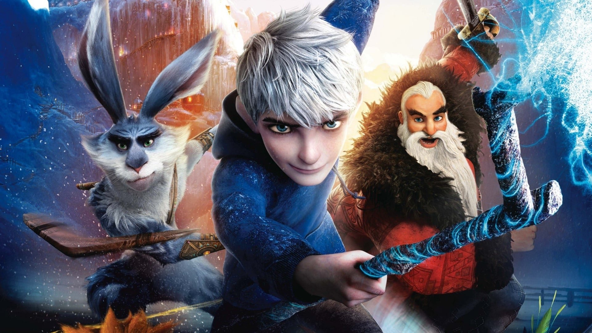 Cinematic background from Rise of the Guardians 2012 - When an evil spirit known as Pitch lays down the gauntlet to take over the world, the immortal Guardians must join forces for the first time to protect the hopes, beliefs and imagination of children all over the world.