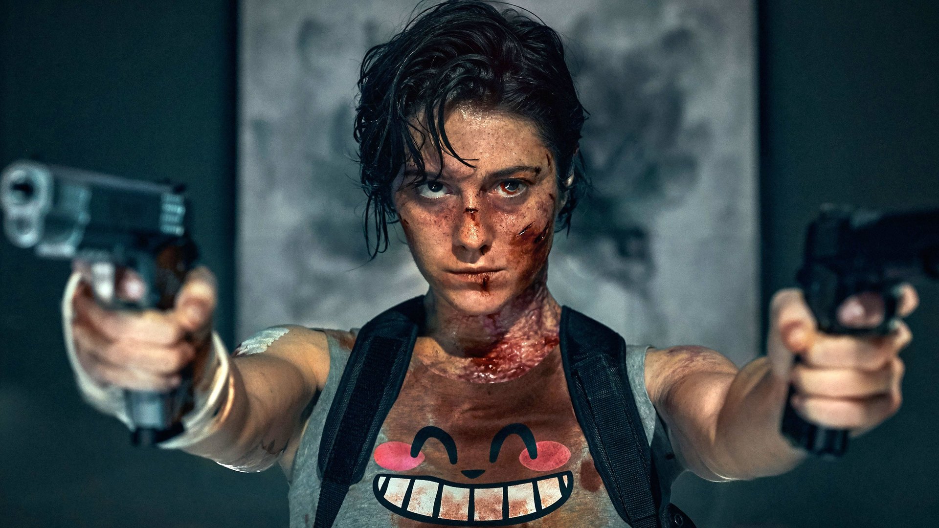 Cinematic background from Kate 2021 - A ruthless criminal operative has less than 24 hours to exact revenge on her enemies and in the process forms an unexpected bond with the daughter of one of her past victims.