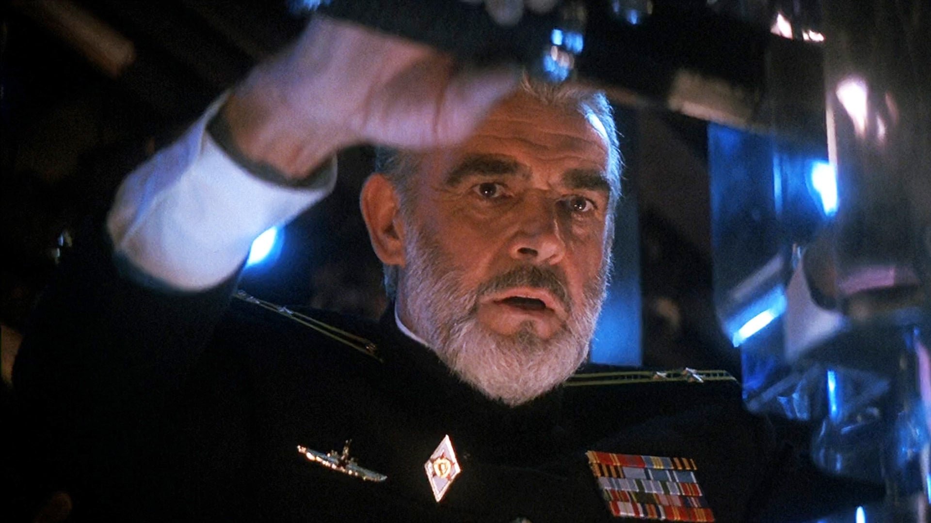 Cinematic background from The Hunt for Red October 1990 - A new technologically-superior Soviet nuclear sub, the Red October, is heading for the U.S. coast under the command of Captain Marko Ramius. The American government thinks Ramius is planning to attack. Lone CIA analyst Jack Ryan has a different idea: he thinks Ramius is planning to defect, but he has only a few hours to find him and prove it - because the entire Russian naval and air commands are trying to find Ramius, too. The hunt is on!
