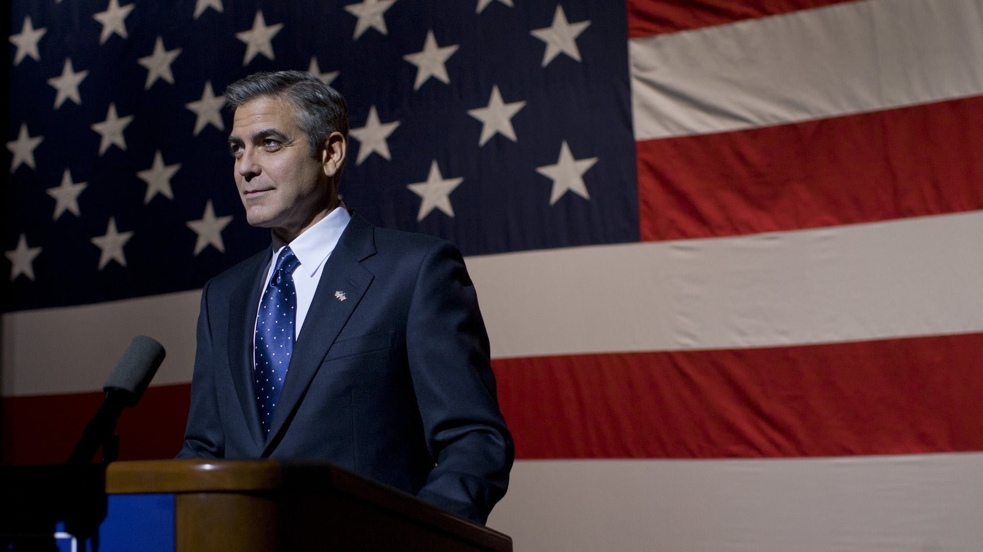 Cinematic background from The Ides of March 2011 - Dirty tricks stand to soil an ambitious young press spokesman's idealism in a cutthroat presidential campaign where 'victory' is relative.