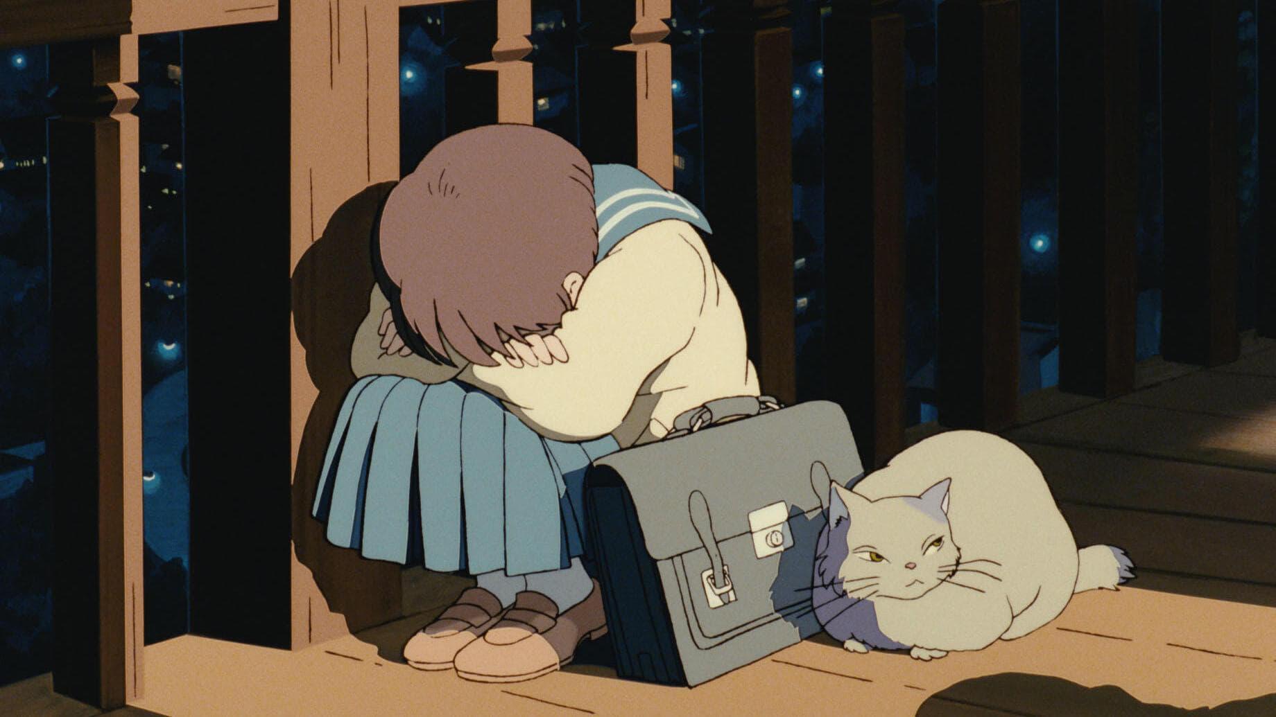 Cinematic background from Whisper of the Heart 1995 - Shizuku lives a simple life, dominated by her love for stories and writing. One day she notices that all the library books she has have been previously checked out by the same person: 'Seiji Amasawa'.