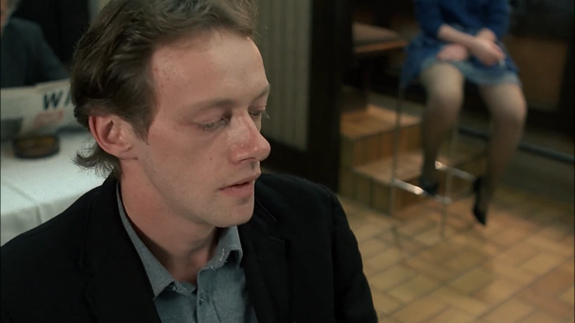 Cinematic background from Angst 1983 - A killer is released from prison and breaks into a remote home to kill a woman, her handicapped son and her pretty daughter.