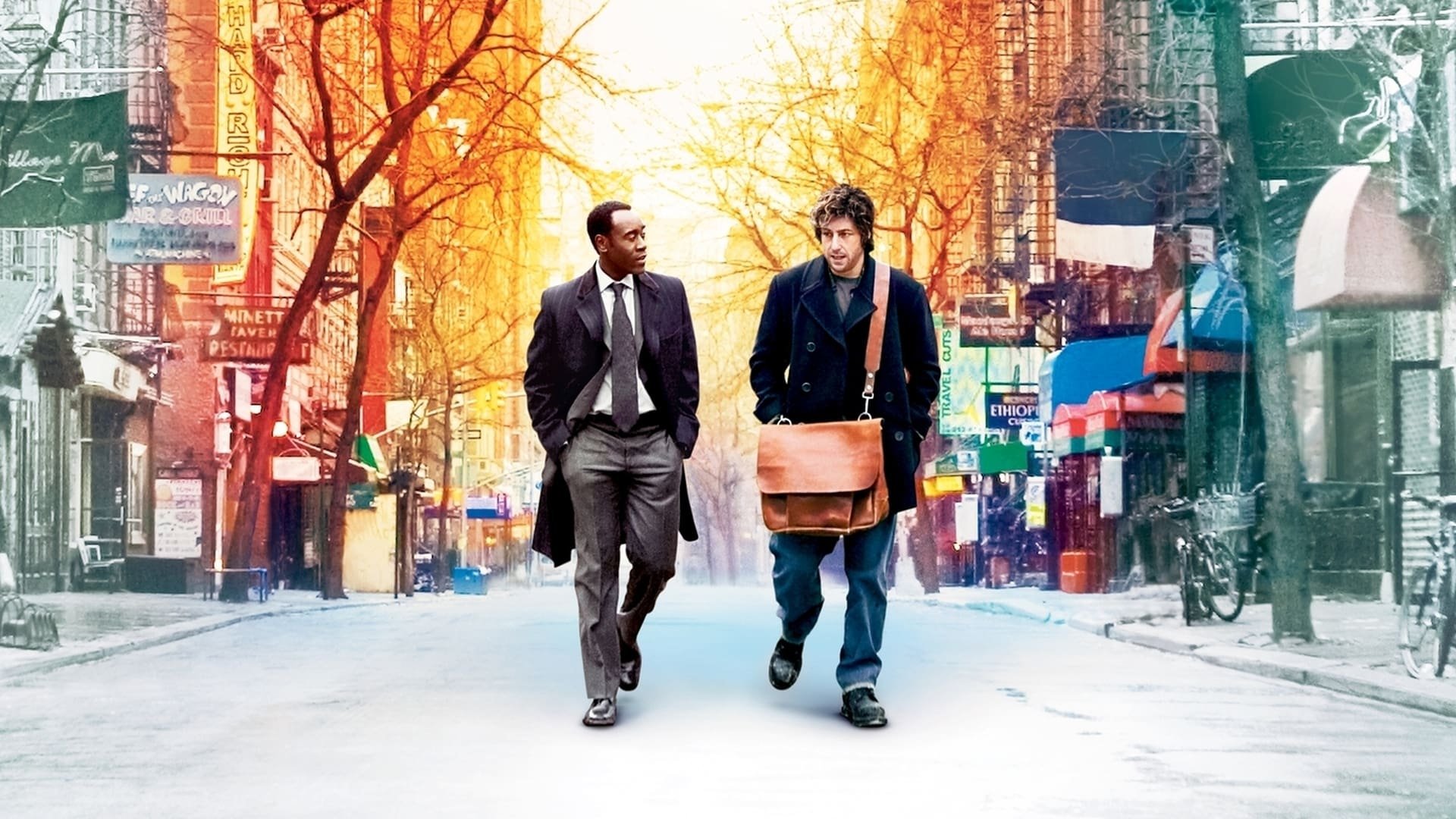 Cinematic background from Reign Over Me 2007 - A man who lost his family in the September 11 attack on New York City runs into his old college roommate. Rekindling the friendship is the one thing that appears able to help the man recover from his grief.