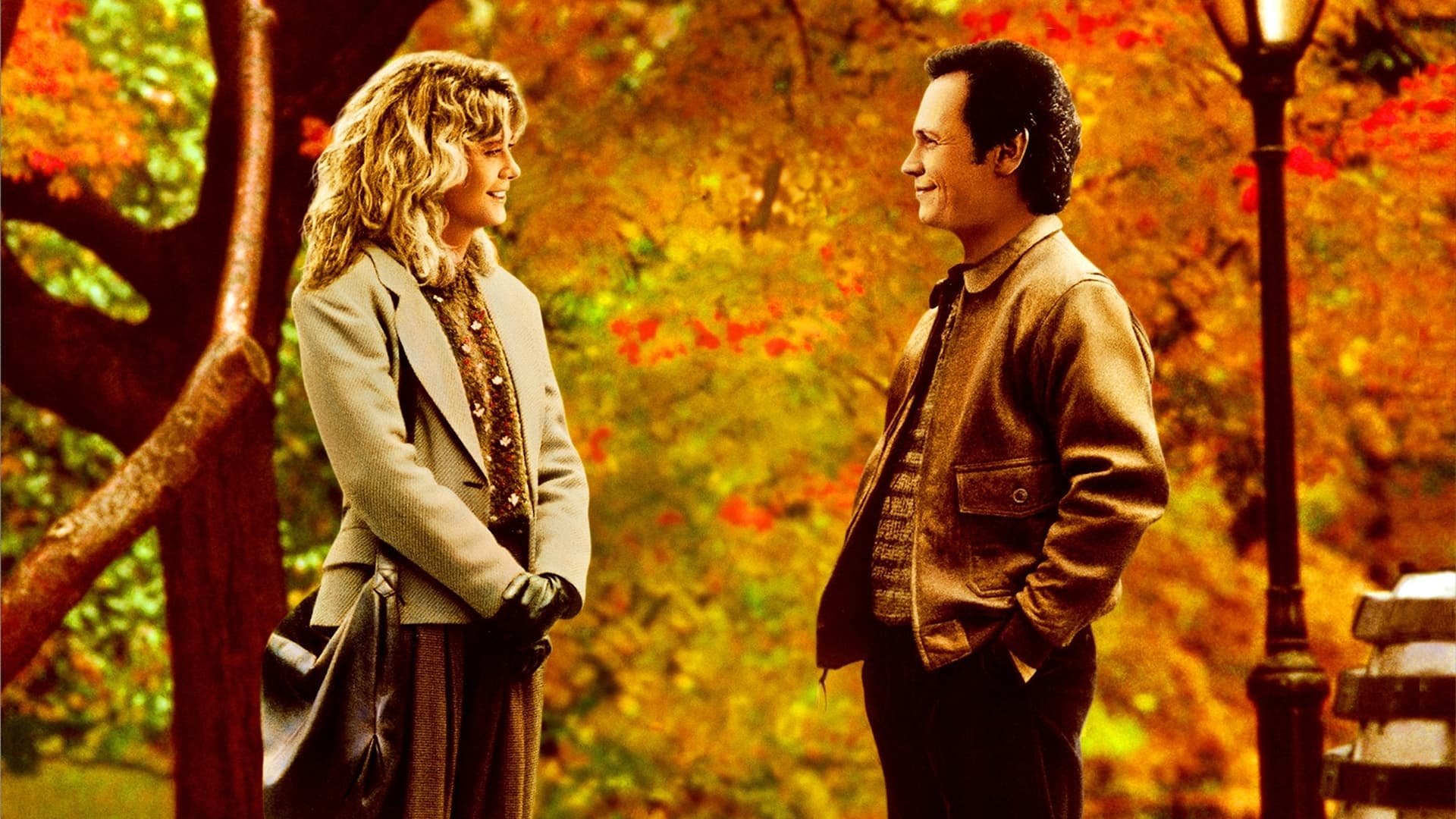 Cinematic background from When Harry Met Sally... 1989 - During their travel from Chicago to New York, Harry and Sally debate whether or not sex ruins a friendship between a man and a woman. Eleven years later, and they're still no closer to finding the answer.