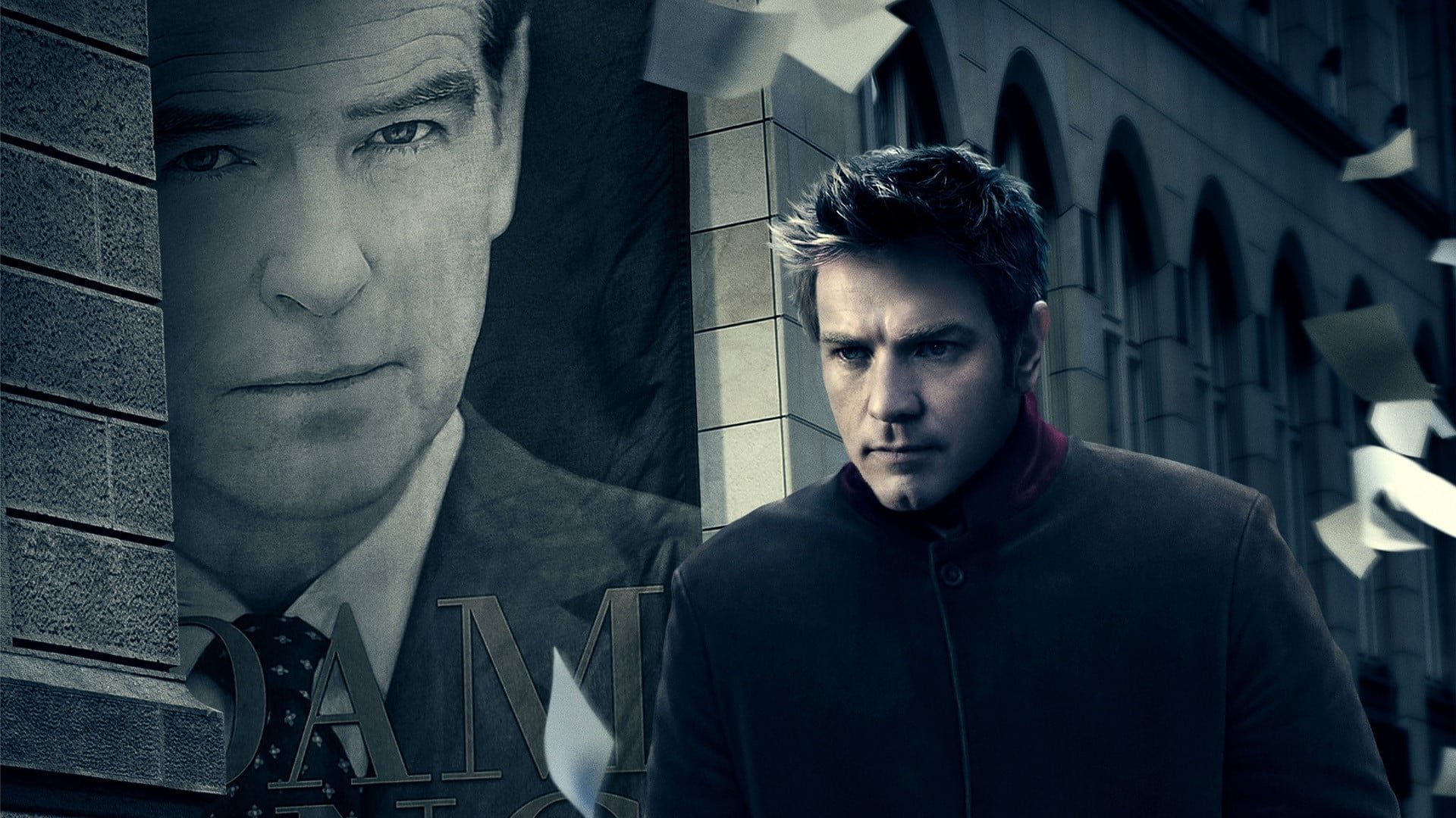 Cinematic background from The Ghost Writer 2010 - A writer stumbles upon a long-hidden secret when he agrees to help former British Prime Minister Adam Lang complete his memoirs on a remote island after the politician's assistant drowns in a mysterious accident.