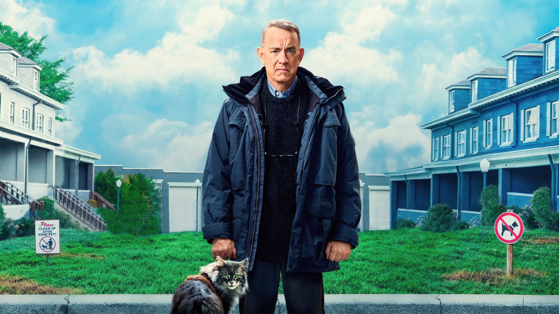 Cinematic background from A Man Called Otto 2022 - When a lively young family moves in next door, grumpy widower Otto Anderson meets his match in a quick-witted, pregnant woman named Marisol, leading to an unlikely friendship that turns his world upside down.