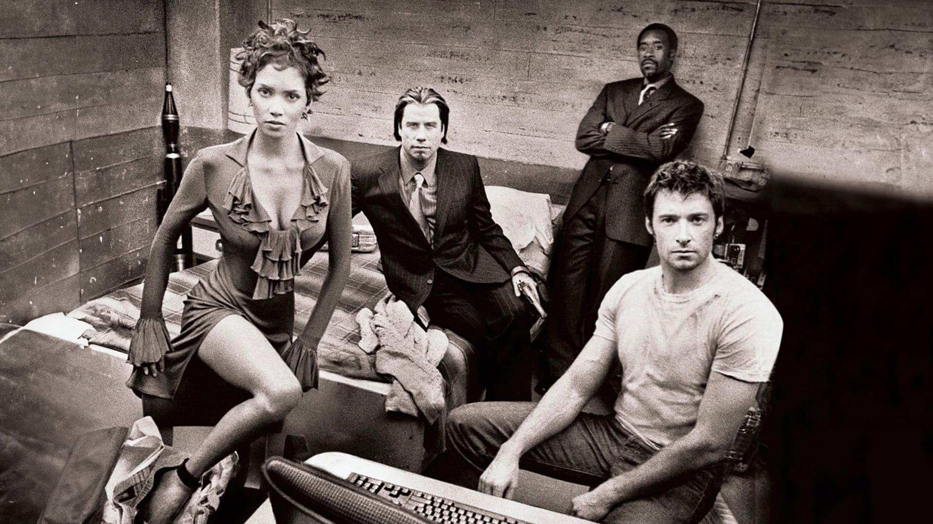 Cinematic background from Swordfish 2001 - Rogue agent Gabriel Shear is determined to get his mitts on $9 billion stashed in a secret Drug Enforcement Administration account. He wants the cash to fight terrorism, but lacks the computer skills necessary to hack into the government mainframe. Enter Stanley Jobson, a n'er-do-well encryption expert who can log into anything.