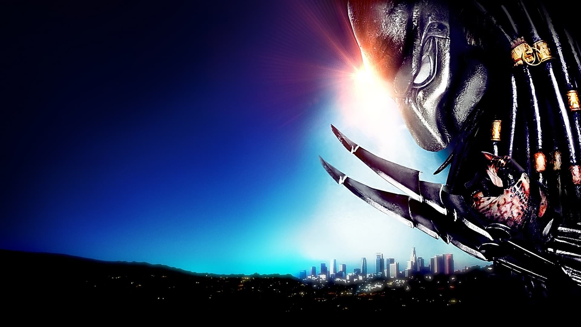 Cinematic background from Predator 2 1990 - A police chief in the war-torn streets of Los Angeles discovers that an extraterrestrial creature is hunting down residents - and that he is the next target.