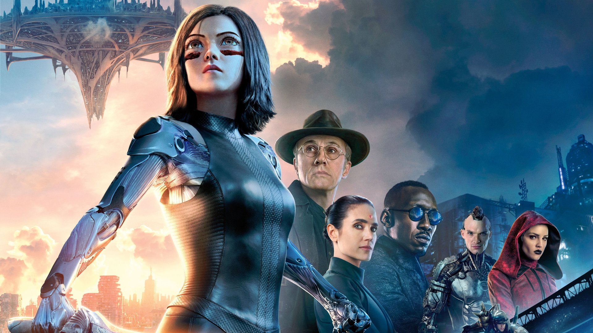 Cinematic background from Alita: Battle Angel 2019 - When Alita awakens with no memory of who she is in a future world she does not recognize, she is taken in by Ido, a compassionate doctor who realizes that somewhere in this abandoned cyborg shell is the heart and soul of a young woman with an extraordinary past.