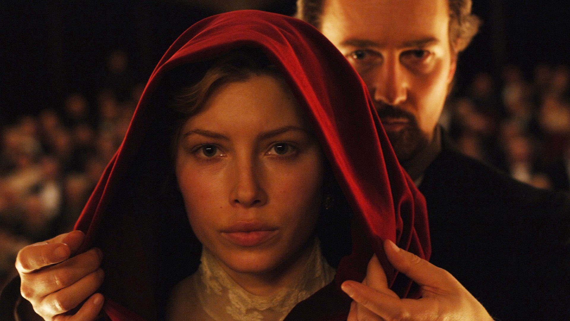 Cinematic background from The Illusionist 2006 - With his eye on a lovely aristocrat, a gifted illusionist named Eisenheim uses his powers to win her away from her betrothed, a crown prince. But Eisenheim's scheme creates tumult within the monarchy and ignites the suspicion of a dogged inspector.