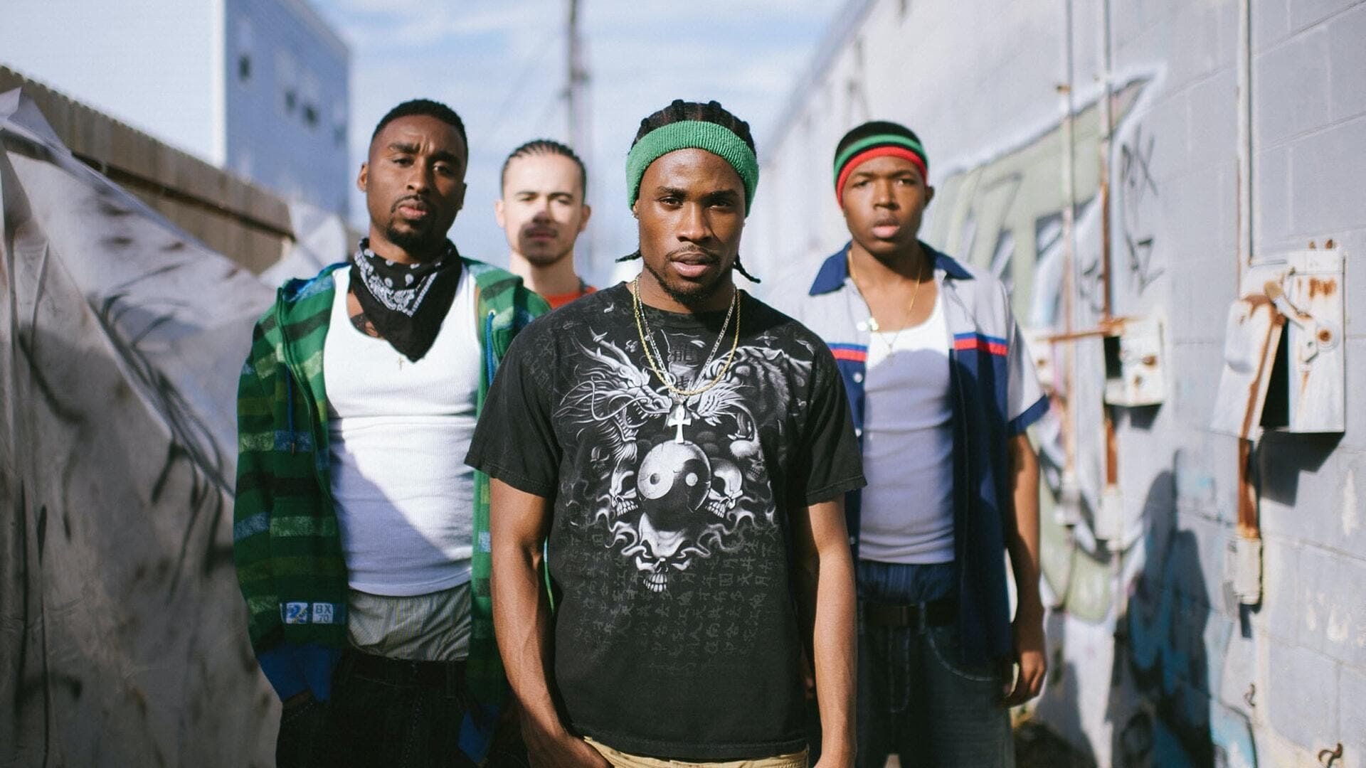 Cinematic background from Cut Throat City 2020 - Four boyhood friends return to New Orleans’ Lower Ninth Ward after Hurricane Katrina, to find their home decimated and prospects for work swept away. Turning to a local gangster for employment, the crew is hired to pull off a daring casino heist, right in the heart of the city.