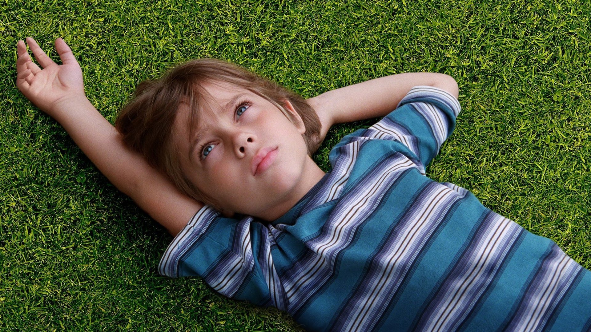 Cinematic background from Boyhood 2014 - The film tells a story of a divorced couple trying to raise their young son. The story follows the boy for twelve years, from first grade at age 6 through 12th grade at age 17-18, and examines his relationship with his parents as he grows.