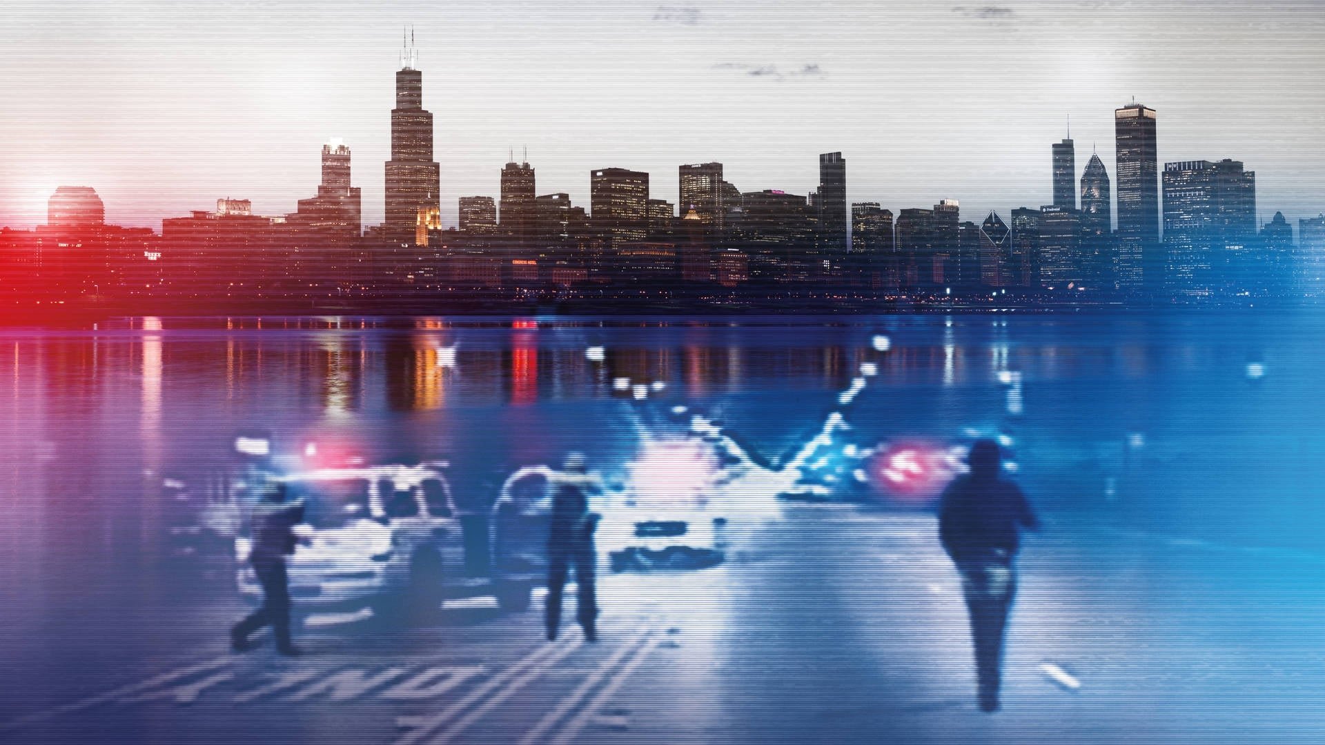 Cinematic background from 16 Shots 2019 - Documentary examining the 2014 shooting of 17-year-old Laquan McDonald by Chicago police officer Jason Van Dyke and the cover-up that ensued.