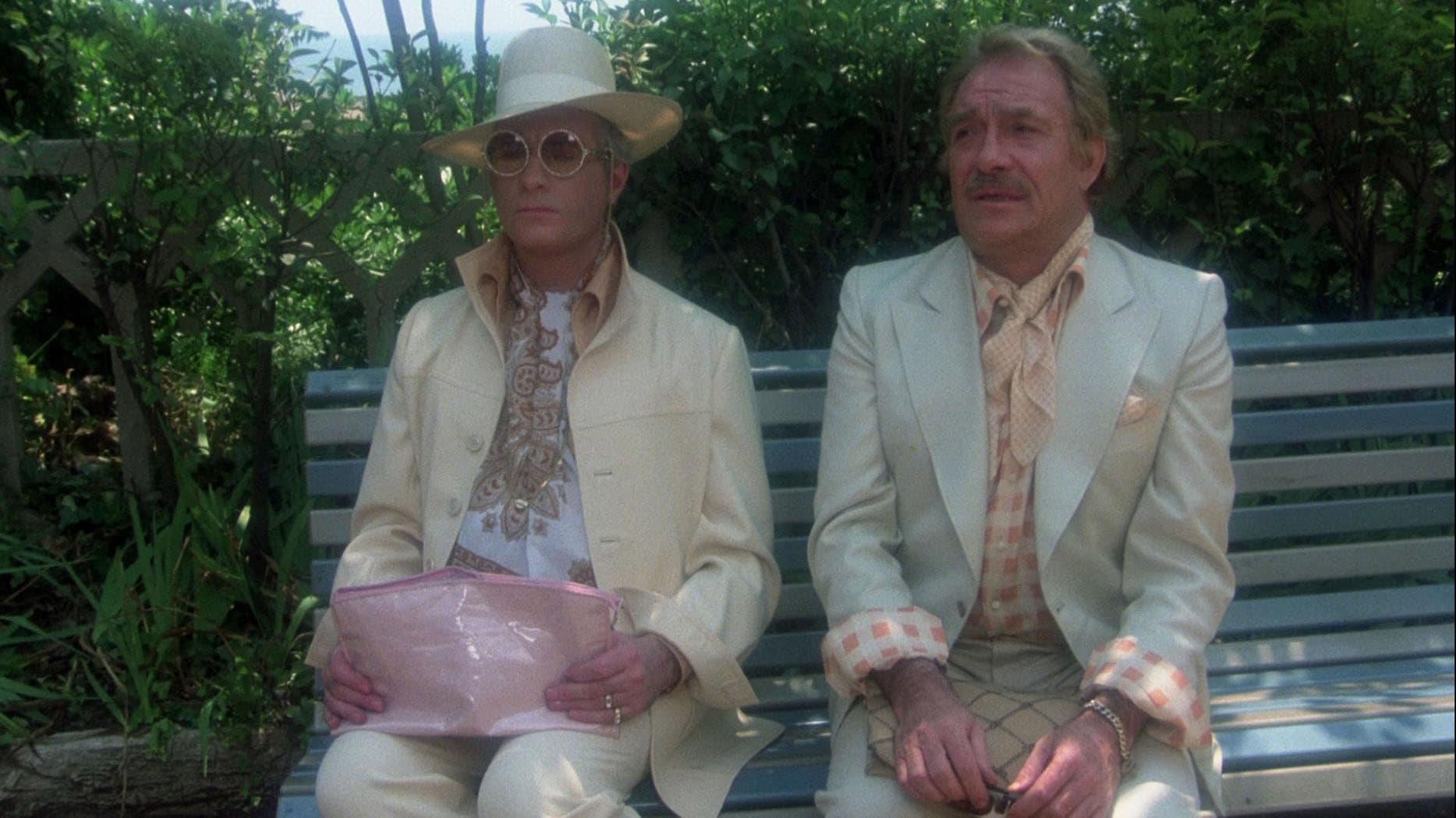Cinematic background from La Cage aux Folles 1978 - Two gay men living in St. Tropez have their lives turned upside down when the son of one of the men announces he is getting married. They try to conceal their lifestyle and their ownership of the transvestite club downstairs when the fiancée and her parents come for dinner.