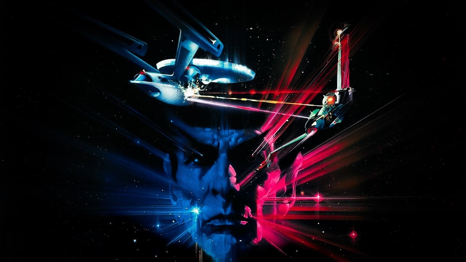 Cinematic background from Star Trek III: The Search for Spock 1984 - Admiral Kirk and his bridge crew risk their careers stealing the decommissioned Enterprise to return to the restricted Genesis planet to recover Spock's body.