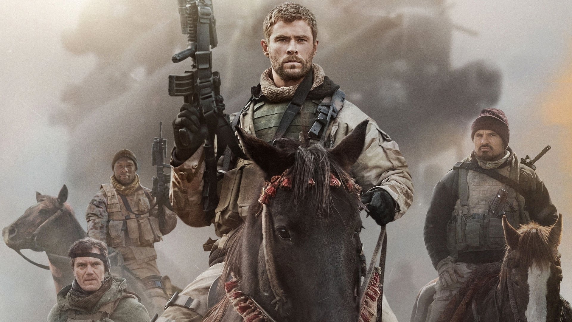 Cinematic background from 12 Strong 2018 - A team of special forces head into Afghanistan in the aftermath of the September 11th attacks in an attempt to dismantle the Taliban.