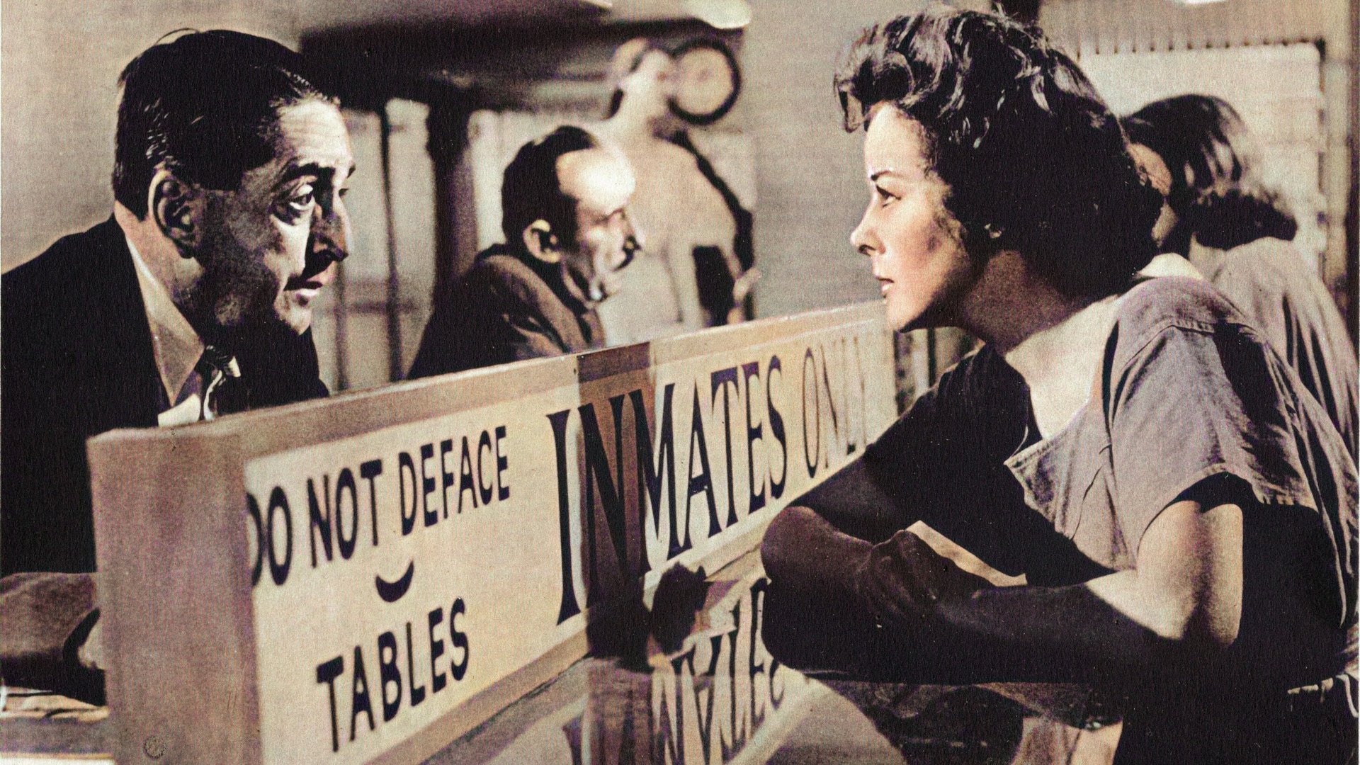 Cinematic background from I Want to Live! 1958 - Barbara Graham is a woman with dubious moral standards, often a guest in seedy bars. She has been sentenced for some petty crimes. Two men she knows murder an older woman. When they get caught they start to think that Barbara has helped the police arresting them. As a revenge they tell the police that Barbara is the murderer.