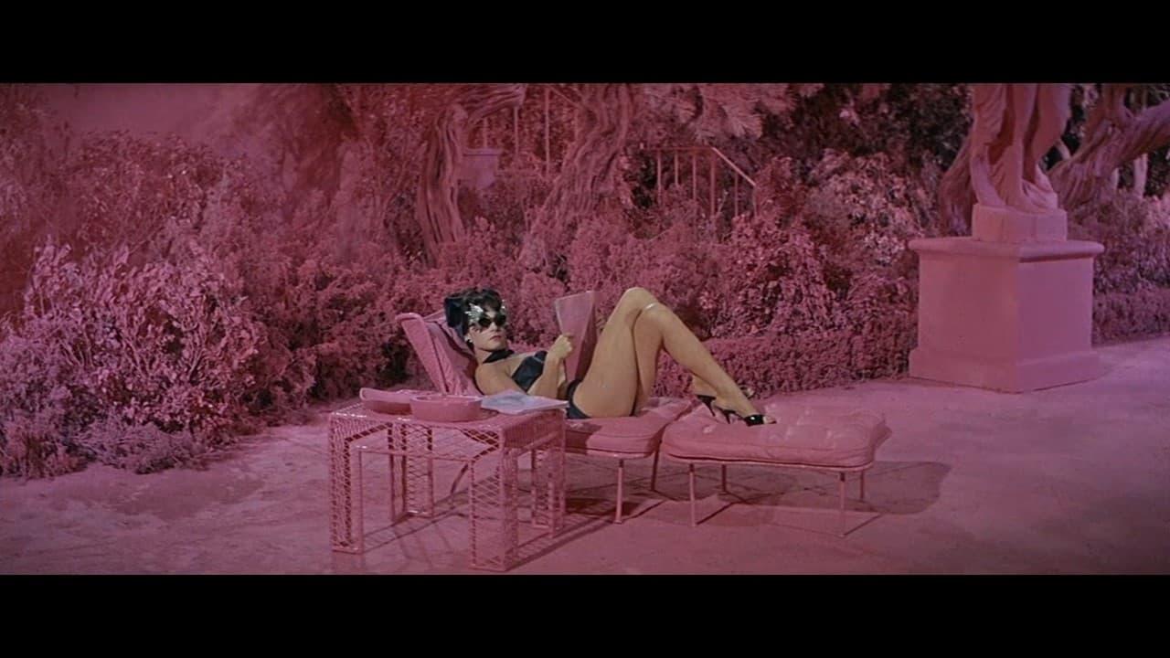 Cinematic background from What a Way to Go! 1964 - A four-time widow discusses her four marriages, in which all of her husbands became incredibly rich and died prematurely because of their drive to be rich.