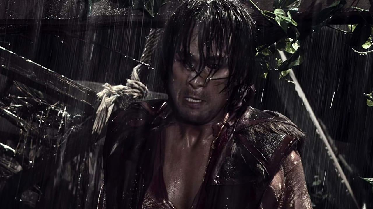 Cinematic background from Goemon 2009 - Follow the infamous ninja bandit named Ishikawa Goemon (Yosuke Eguchi) in an epic story. One night while looting treasure from Nanban (Southern Barbarians), Goemon finds a mysterious box hidden inside a secret grave. A forgotten relic from the past containing untold powers.