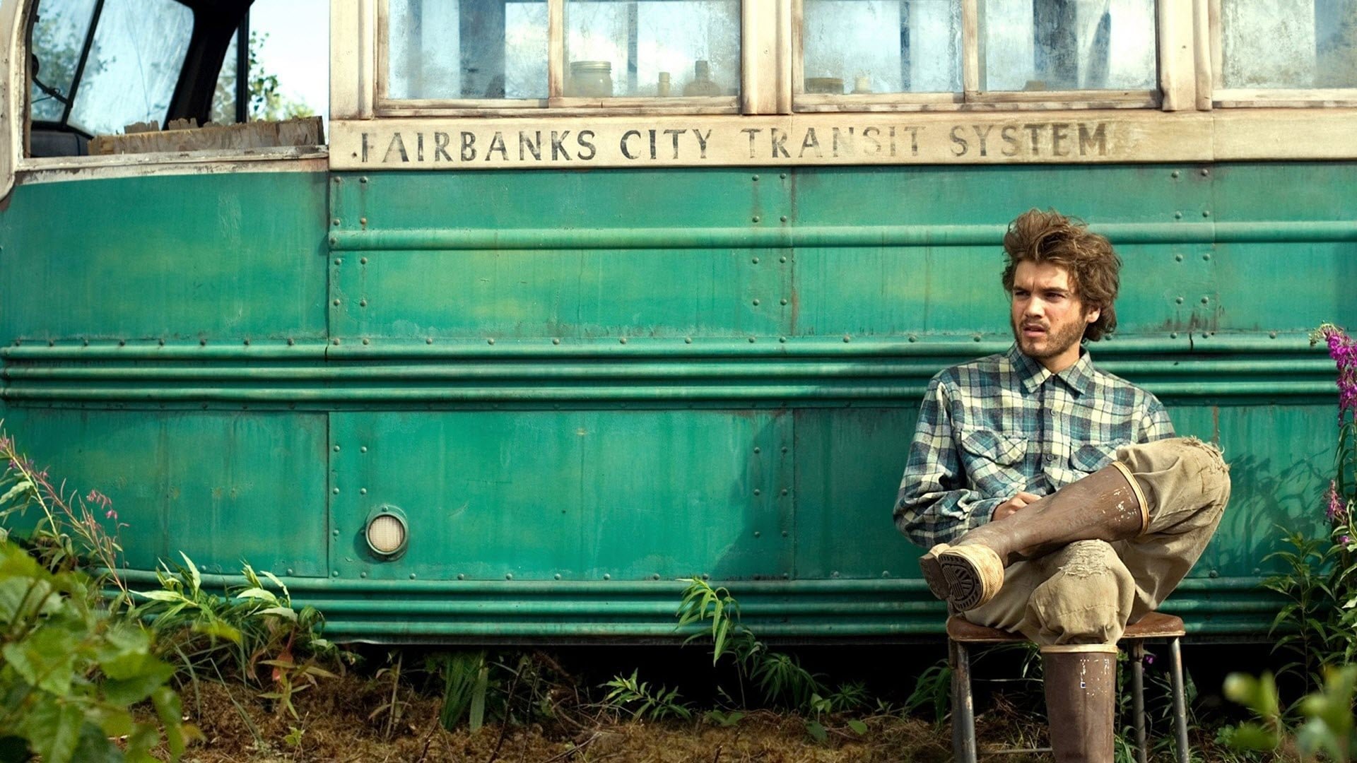 Cinematic background from Into the Wild 2007 - After graduating from Emory University in 1992, top student and athlete Christopher McCandless abandons his possessions, gives his entire $24,000 savings account to charity, and hitchhikes to Alaska to live in the wilderness.