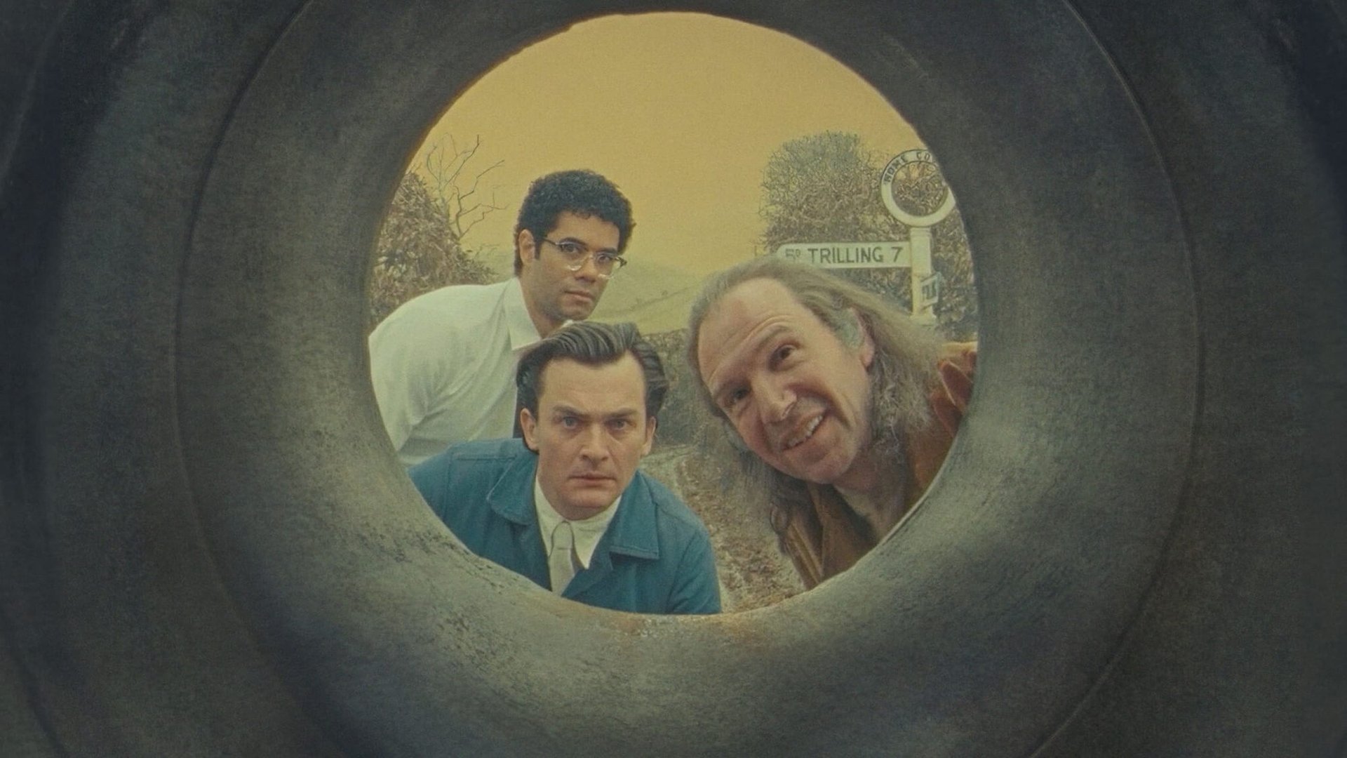 Cinematic background from The Rat Catcher 2023 - In an English village, a reporter and a mechanic listen to a ratcatcher explain his clever plan to outwit his prey.