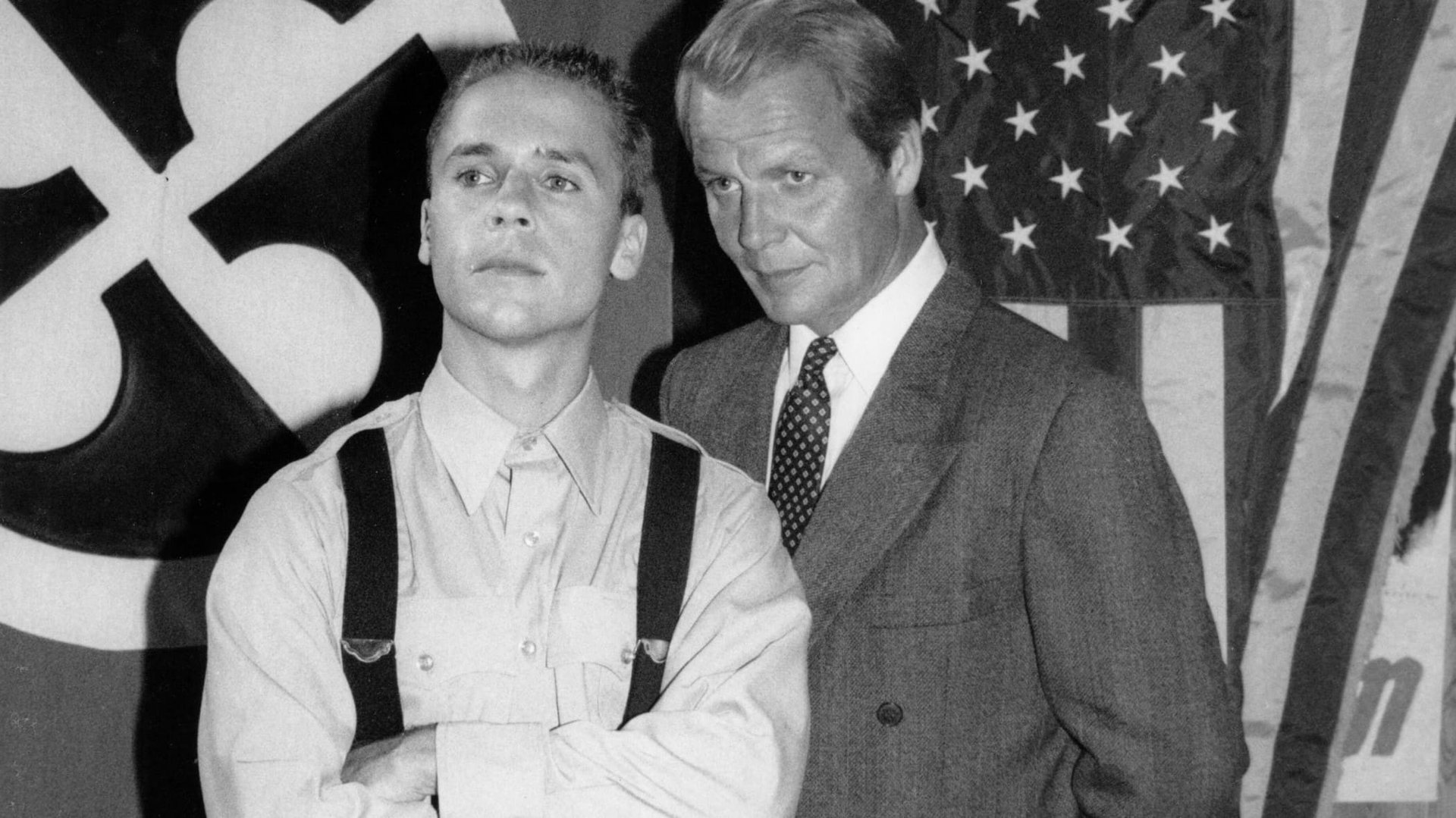 Cinematic background from So Proudly We Hail 1990 - A white supremacist exploits the works of a college anthropologist and a teen who joins his group.