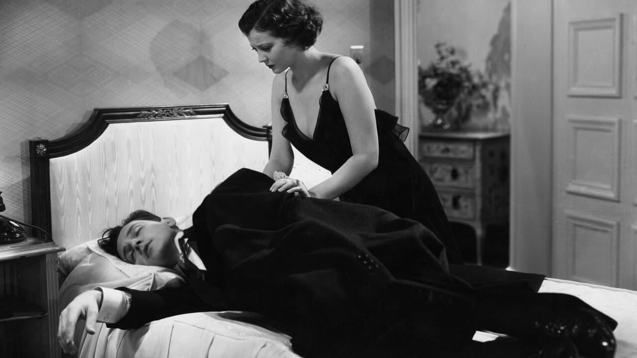 Cinematic background from Merrily We Go to Hell 1932 - A drunken newspaperman, Jerry Corbett, is rescued from his alcoholic haze by an heiress, Joan Prentice, whose love sobers him up and encourages him to write a play, but he lapses back into dipsomania.