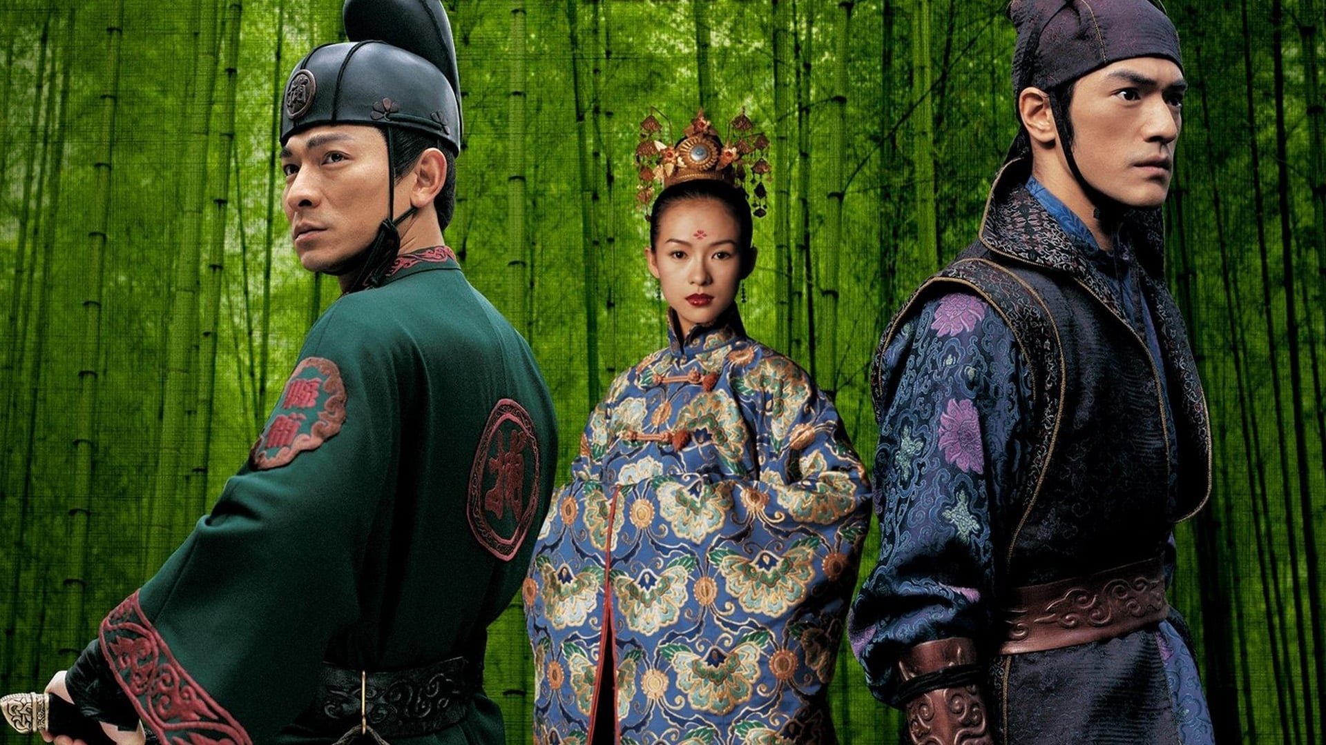 Cinematic background from House of Flying Daggers 2004 - In 9th century China, a corrupt government wages war against a rebel army called the Flying Daggers. A romantic warrior breaks a beautiful rebel out of prison to help her rejoin her fellows, but things are not what they seem.