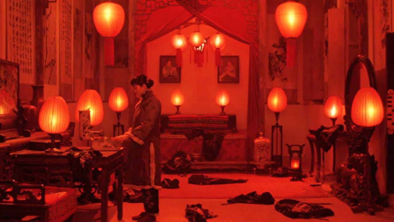Cinematic background from Raise the Red Lantern 1991 - China in the 1920s. After her father's death, 19 year old Songlian is forced to marry the much older lord of a powerful family. With three wives already, each living in a separate house within the great castle, there is fierce competition for his attention and the privileges that are gained. This competition gets out of hand.
