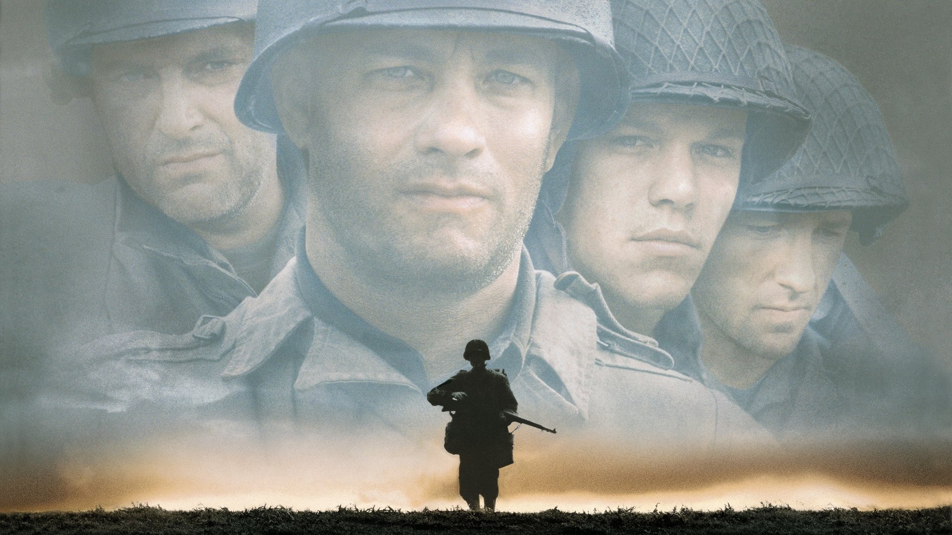 Cinematic background from Saving Private Ryan 1998 - As U.S. troops storm the beaches of Normandy, three brothers lie dead on the battlefield, with a fourth trapped behind enemy lines. Ranger captain John Miller and seven men are tasked with penetrating German-held territory and bringing the boy home.