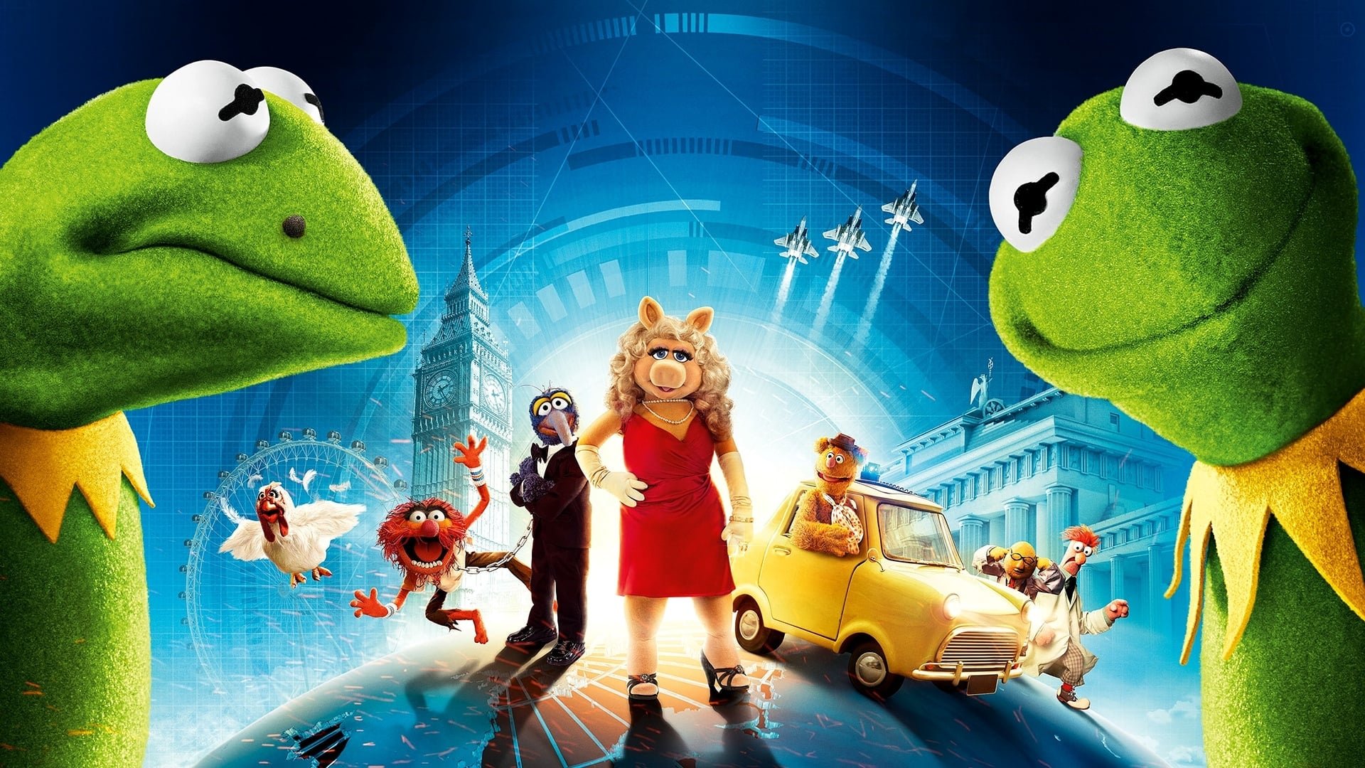 Cinematic background from Muppets Most Wanted 2014 - While on a grand world tour, The Muppets find themselves wrapped into an European jewel-heist caper headed by a Kermit the Frog look-alike and his dastardly sidekick.