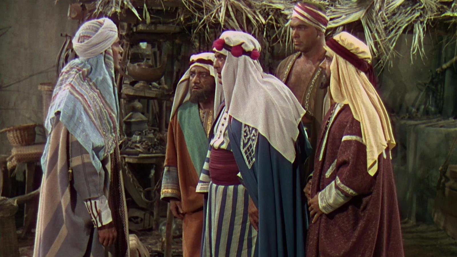 Cinematic background from Arabian Nights 1942 - Two half brothers battle each other for the power of the throne and the love of sensual, gorgeous dancing girl Scheherazade.