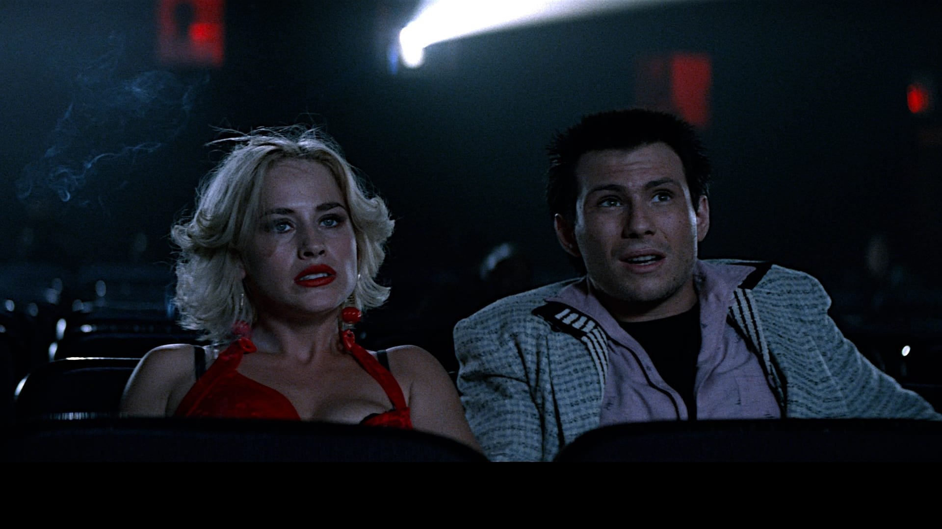Cinematic background from True Romance 1993 - Clarence marries hooker Alabama, steals cocaine from her pimp, and tries to sell it in Hollywood, while the owners of the coke try to reclaim it.
