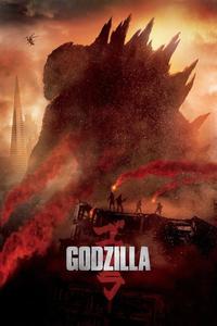 Official poster of Godzilla 2014 directed by [object Object]