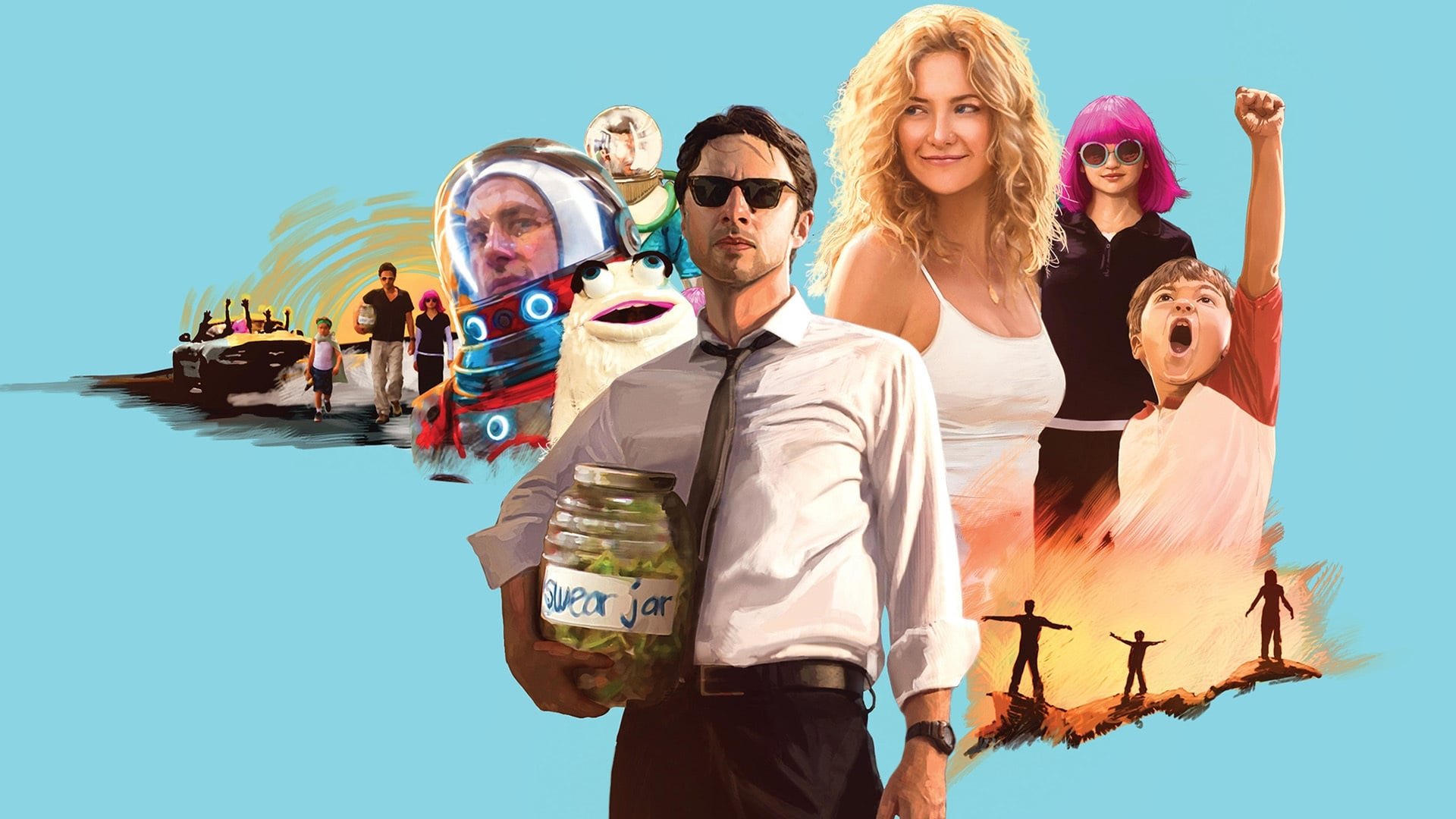 Cinematic background from Wish I Was Here 2014 - Aidan Bloom, a struggling actor, father and husband, is 35 years old and still trying to find a purpose for his life. He and his wife are barely getting by financially and Aidan passes his time by fantasizing about being the great futuristic Space-Knight he'd always dreamed he'd be as a little kid. When his ailing father can no longer afford to pay for private school for his two kids and the only available public school is on its last legs, Aidan reluctantly agrees to attempt to home-school them. Through teaching them about life his way, Aidan gradually discovers some of the parts of himself he couldn't find.