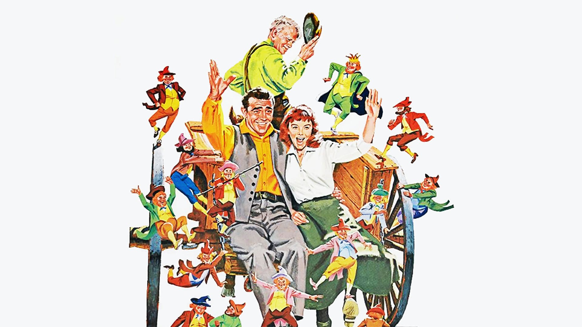 Cinematic background from Darby O'Gill and the Little People 1959 - A wily old codger matches wits with the King of the Leprechauns and helps play matchmaker for his daughter and the strapping lad who has replaced him as caretaker.