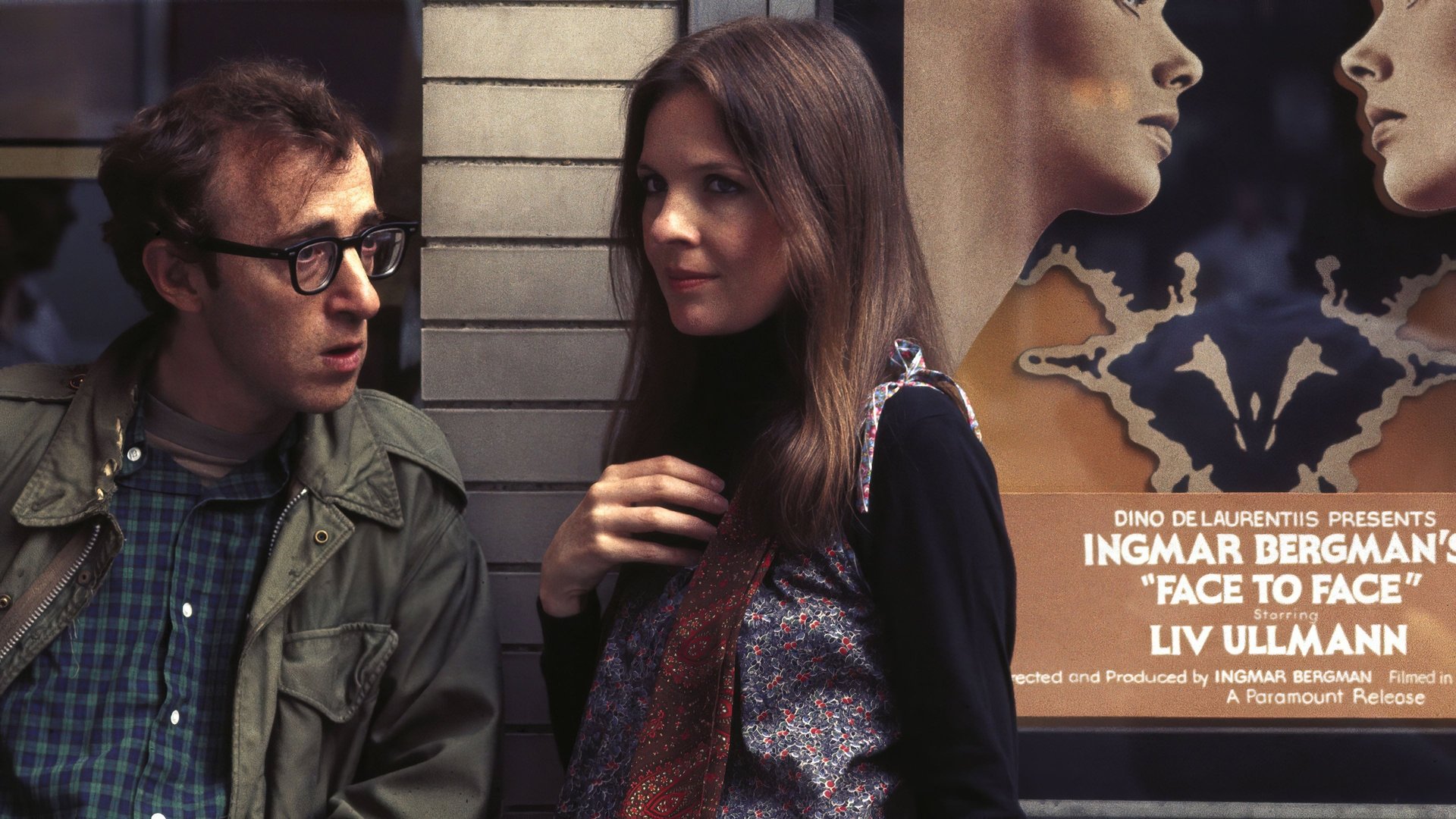 Cinematic background from Annie Hall 1977 - New York comedian Alvy Singer falls in love with the ditsy Annie Hall.