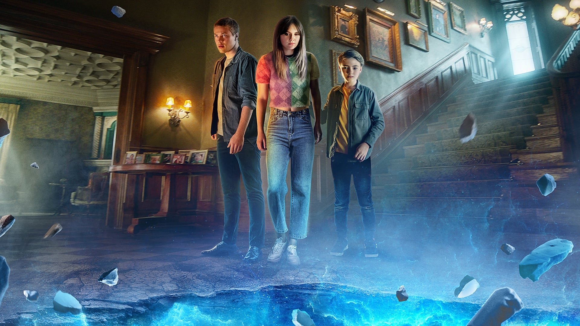 Cinematic background from Locke & Key 2020 - 2022 - Three siblings who move into their ancestral estate after their father's gruesome murder discover their new home's magical keys, which must be used in their stand against an evil creature who wants the keys and their powers.