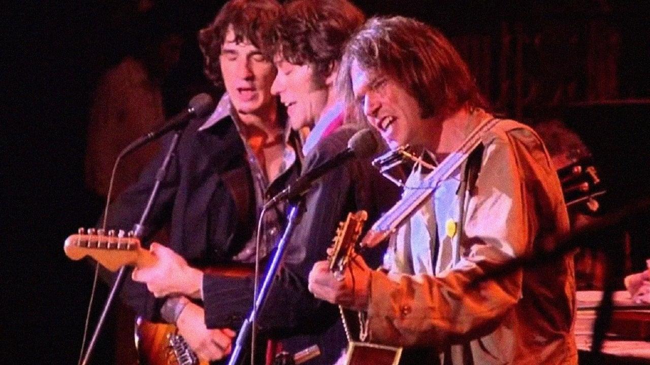 Cinematic background from The Last Waltz 1978 - Martin Scorsese's documentary intertwines footage from "The Band's" incredible farewell tour with probing backstage interviews and featured performances by Eric Clapton, Bob Dylan, Joni Mitchell, Van Morrison, and other rock legends.
