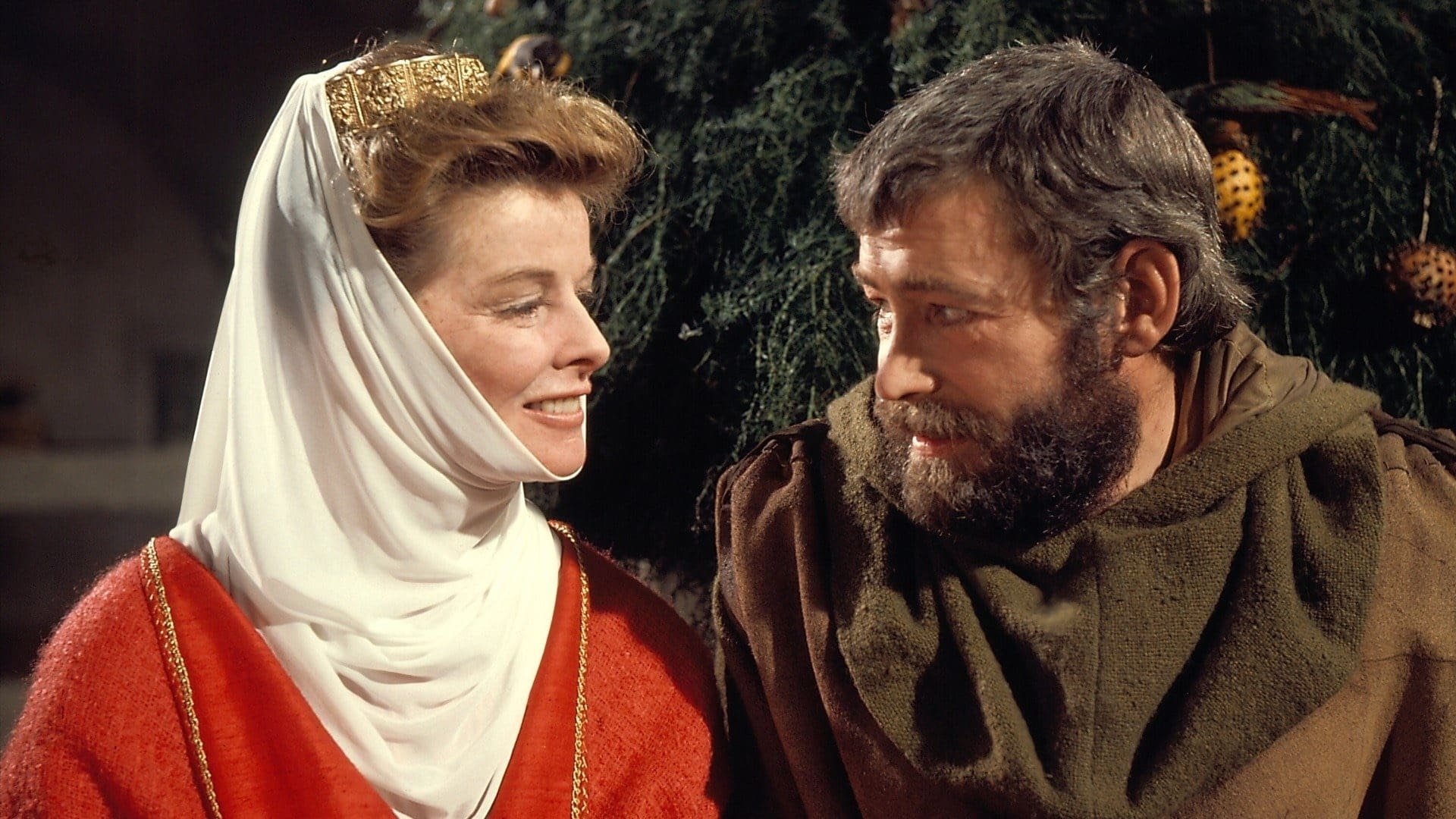 Cinematic background from The Lion in Winter 1968 - Henry II and his estranged queen battle over the choice of an heir.