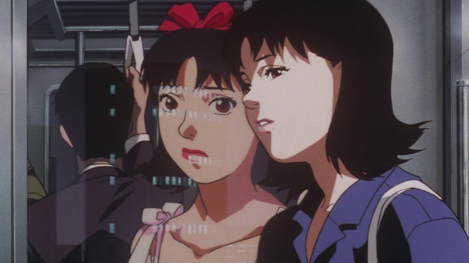 Cinematic background from Perfect Blue 1997 - Pop singer Mima Kirigoe looks forward to a bright new career when she quits her chart-topping trio to become an actress. When she lands a role in a sexually charged murder mystery, Mima’s life begins to fall apart.