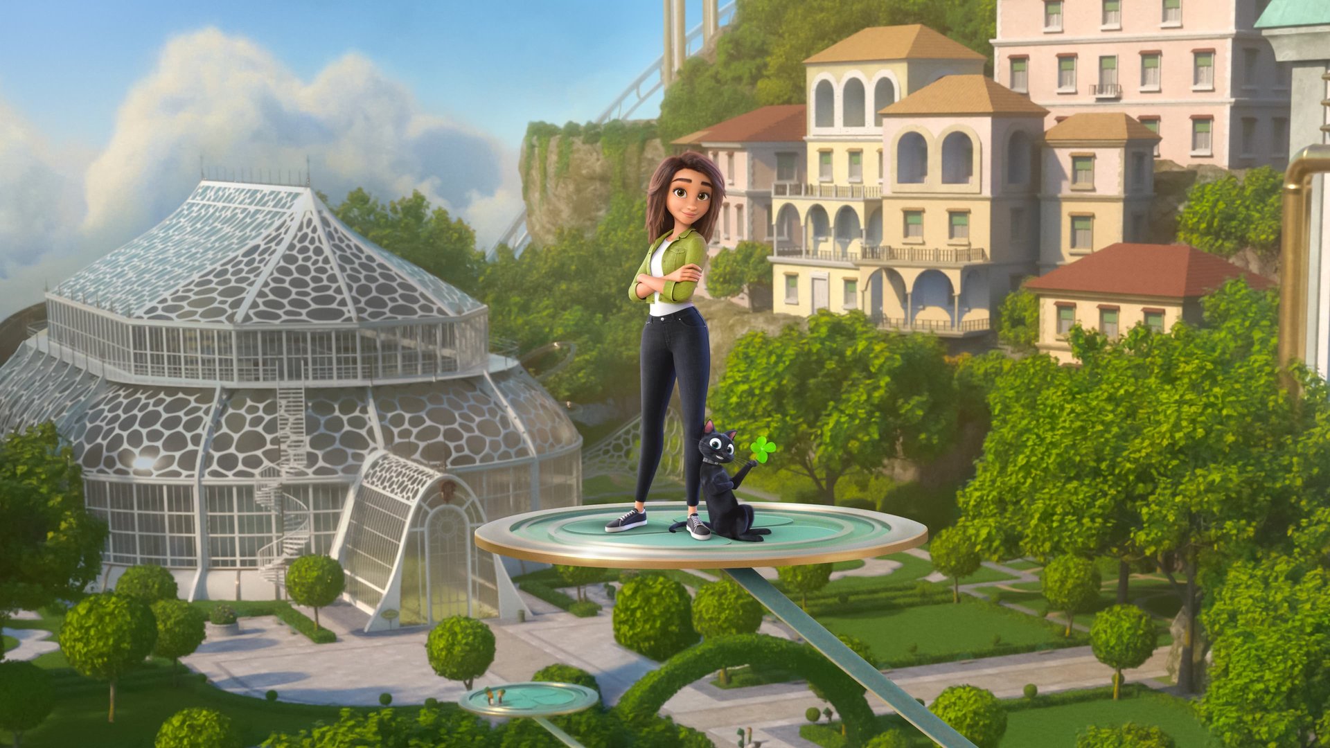 Cinematic background from Luck 2022 - Suddenly finding herself in the never-before-seen Land of Luck, the unluckiest person in the world must unite with the magical creatures there to turn her luck around.