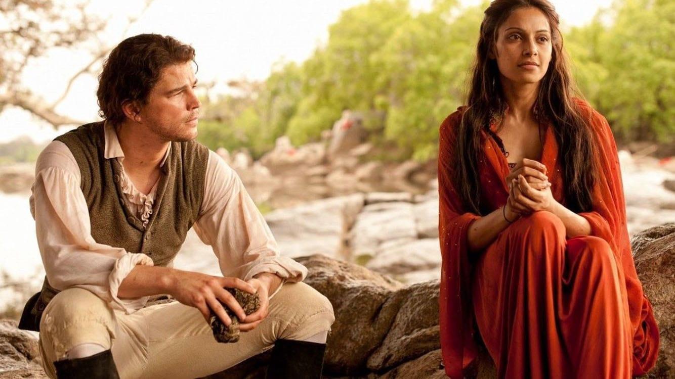 Cinematic background from The Lovers 2015 - The Lovers is an epic romance time travel adventure film. Helmed by Roland Joffé from a story by Ajey Jhankar, the film is a sweeping tale of an impossible love set against the backdrop of the first Anglo-Maratha war across two time periods and continents and centred around four characters — a British officer in 18th century colonial India, the Indian woman he falls deeply in love with, an American present-day marine biologist and his wife.